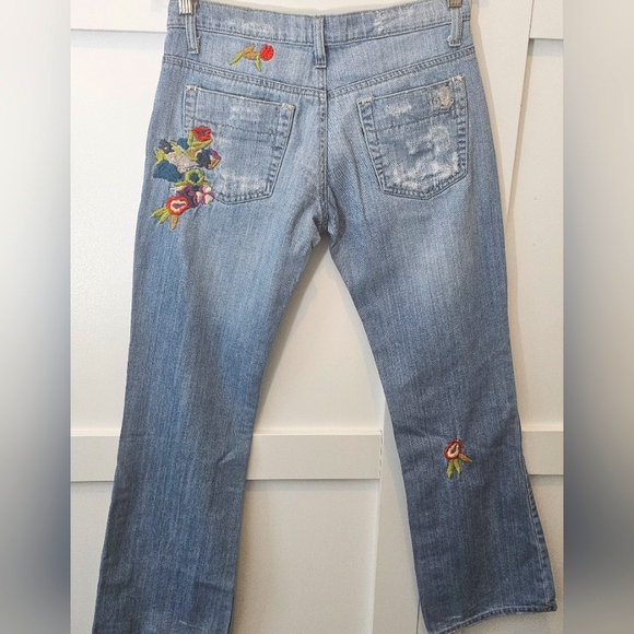 JOE'S JEANS 1971 women's flare leg embroidered denim - Picture 8 of 8